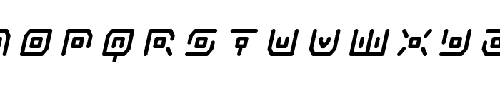 Neon Circuit Title Italic Font LOWERCASE
