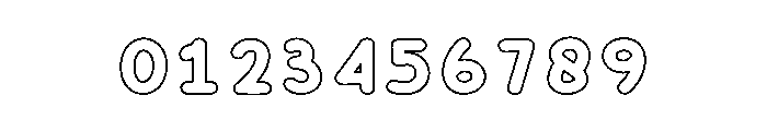 Neon Color Font OTHER CHARS