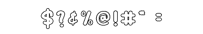Neon Color Font OTHER CHARS