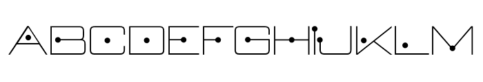 Neospace Circuit Expanded Font UPPERCASE