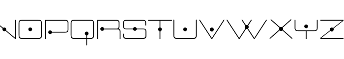 Neospace Circuit Expanded Font UPPERCASE