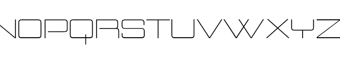 Neospace Expanded Font UPPERCASE