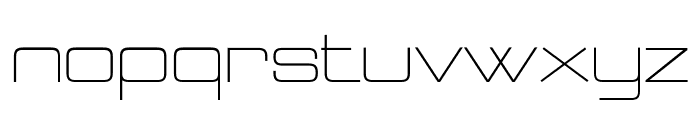 Neospace Expanded Font LOWERCASE