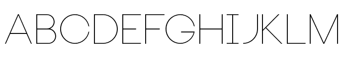 Neou-Thin Font LOWERCASE