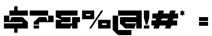 Netech Regular Font OTHER CHARS