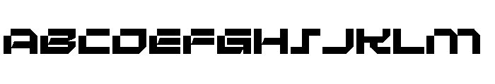 Netech Regular Font UPPERCASE