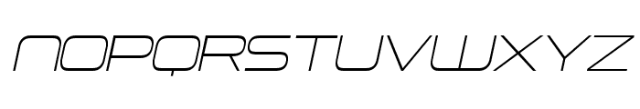Neue Stance Extra Light Italic Font UPPERCASE