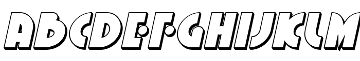 Neuralnomicon 3D Italic Font UPPERCASE