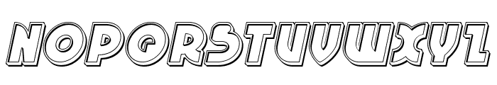 Neuralnomicon Engraved Italic Font UPPERCASE