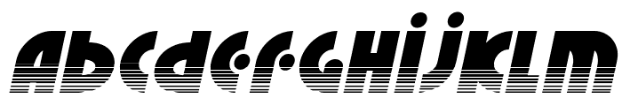 Neuralnomicon Halftone Italic Font LOWERCASE