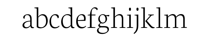 Neuton Extralight Font LOWERCASE