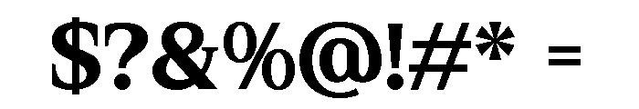 Neutral Trends Font OTHER CHARS