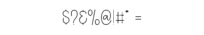 Neutral Font OTHER CHARS