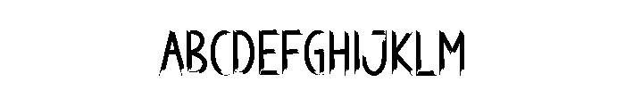 Never House Font UPPERCASE