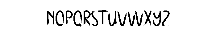 Never House Font LOWERCASE