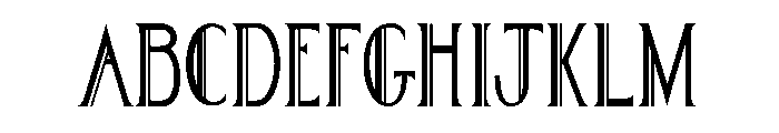 NeverAmore-Regular Font UPPERCASE