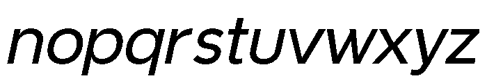 Nevermind Italic Font LOWERCASE