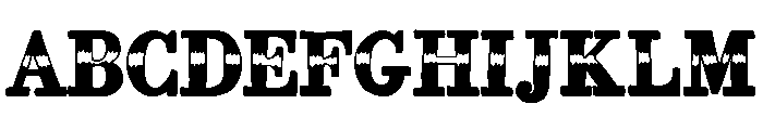 Nevermore Land Font UPPERCASE
