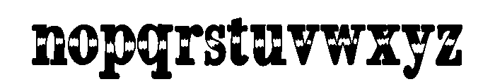 Nevermore Land Font LOWERCASE