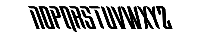 Nevla Oblique Font LOWERCASE