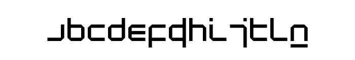 New Alphabet Regular Font LOWERCASE