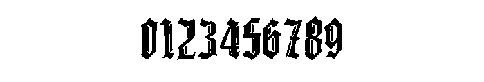 New Caledonia Gothic Font OTHER CHARS