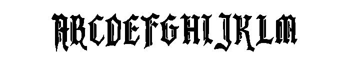 New Caledonia Gothic Font UPPERCASE
