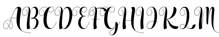 New Chapter Font UPPERCASE