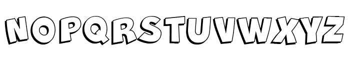 New Comic BD Shadow Font UPPERCASE