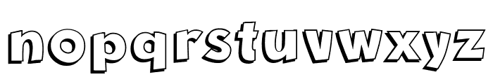 New Comic BD Shadow Font LOWERCASE