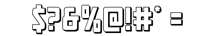 New Comic Title 3D Font OTHER CHARS