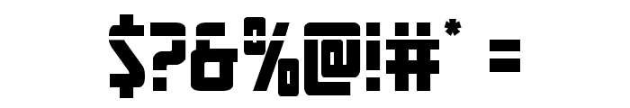 New Comic Title Laser Font OTHER CHARS