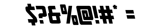 New Comic Title Leftalic Font OTHER CHARS
