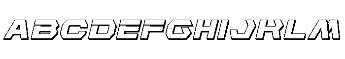 New Cyborg 3D Italic FONT