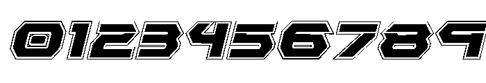 New Cyborg Academy Italic Font OTHER CHARS