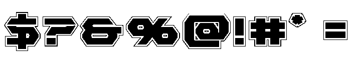 New Cyborg Academy Font OTHER CHARS