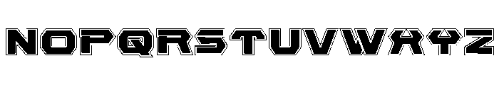 New Cyborg Academy Font LOWERCASE