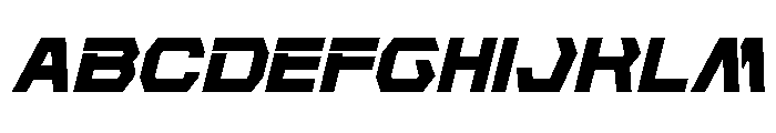 New Cyborg Condensed Italic FONT