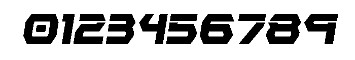 New Cyborg Condensed Semi-Ital Font OTHER CHARS
