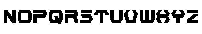 New Cyborg Condensed Font UPPERCASE