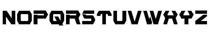 New Cyborg Condensed Font LOWERCASE