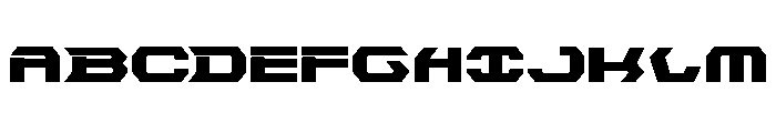 New Cyborg Expanded Font UPPERCASE
