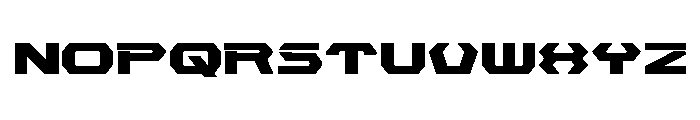 New Cyborg Expanded Font UPPERCASE