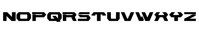 New Cyborg Expanded Font LOWERCASE