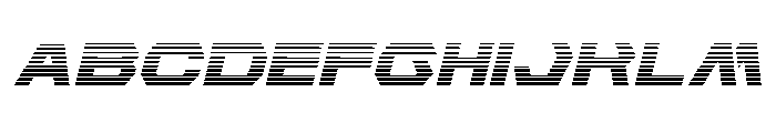 New Cyborg Gradient Italic FONT