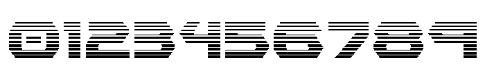 New Cyborg Gradient Font OTHER CHARS