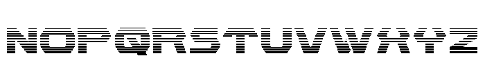 New Cyborg Gradient Font LOWERCASE