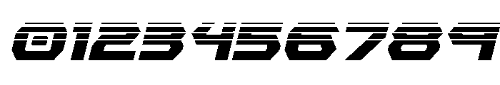 New Cyborg Halftone Italic Font OTHER CHARS