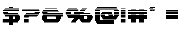 New Cyborg Halftone Font OTHER CHARS