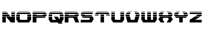 New Cyborg Halftone Font UPPERCASE